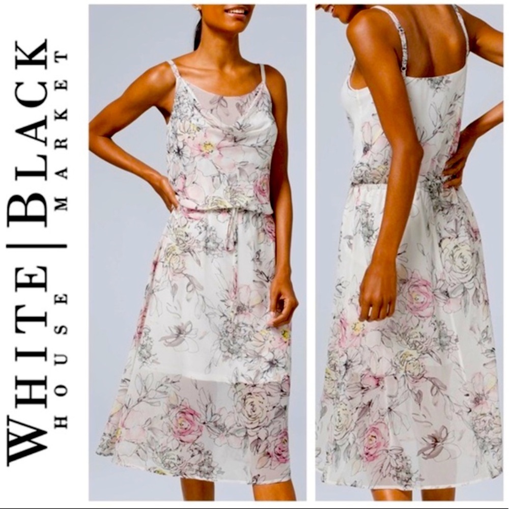 WHBM Floral print dress